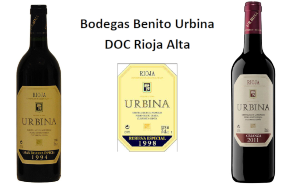 Urbina Producers wine label