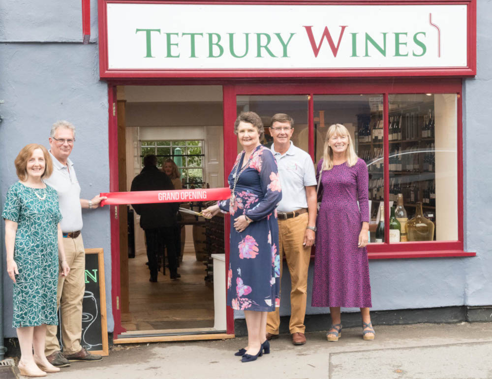 Shop opening in Tetbury